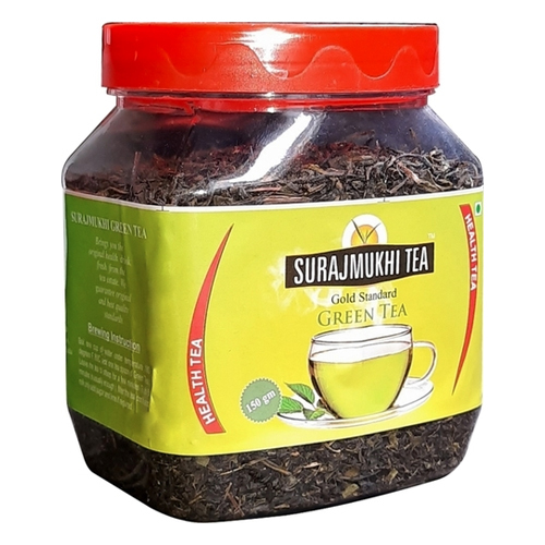 Surajmukhi Green Tea Jar - 150 Grams