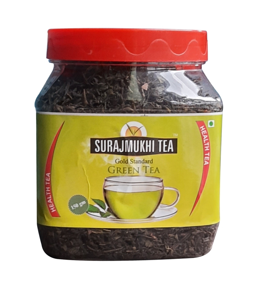 Surajmukhi Green Tea Jar - 150 Grams