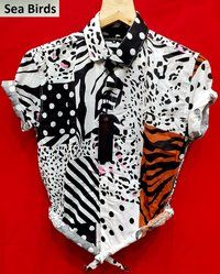 Lycra Digital Print Shirt