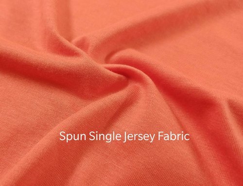 Spun Sinlge Jersey Knitted Fabric