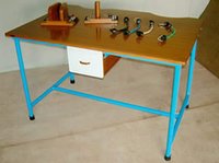 IMI-1467 Horizontal Sanding Table With Metal Frame.