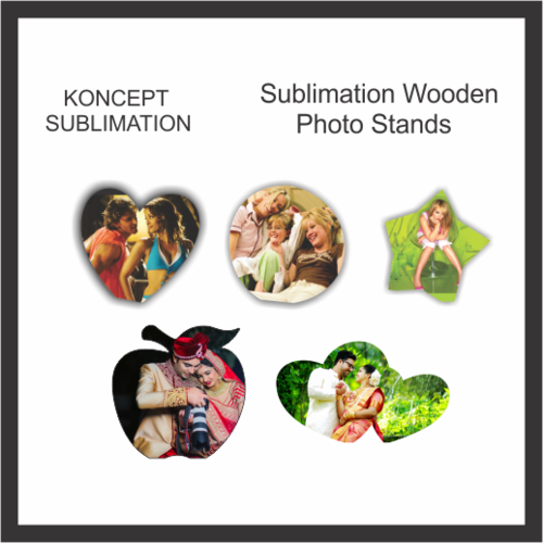 Sublimation Wooden photo stands