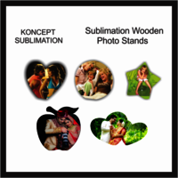 Sublimation Wooden photo stands