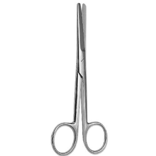 BLUNT SCISSORS - Stainless Steel, 11.5cm | Precise Cuts, Blunt Tips, Ring Handles, Autoclavable