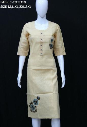 Ladies Cotton Long Kurtis