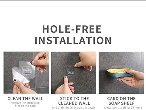 Self Adhesive Double Layer Soap Rack