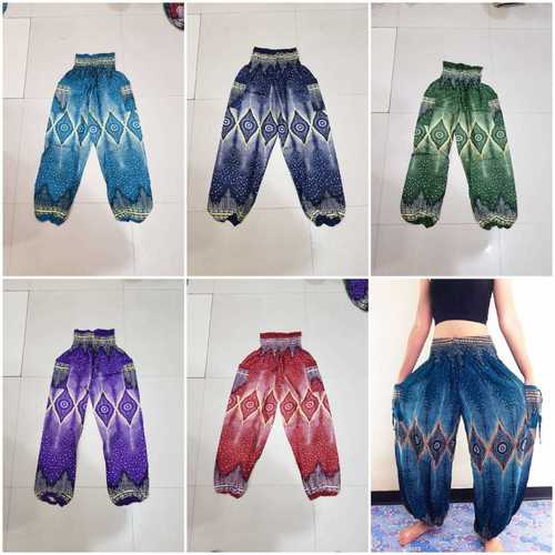 Women's Rayon Print Yoga Pants