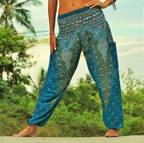 Women's Boho Pants Harem Yoga Pants