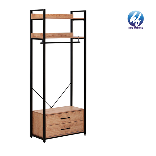 Bedroom Furniture Set Open Wardrobe Drawers Cabinet shelving units/wardrobes