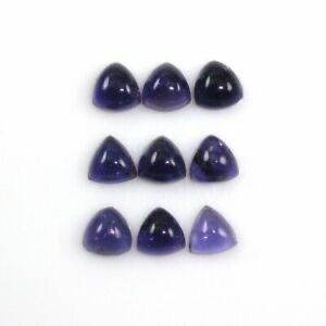 3mm Iolite Trillion Cabochon Loose Gemstones