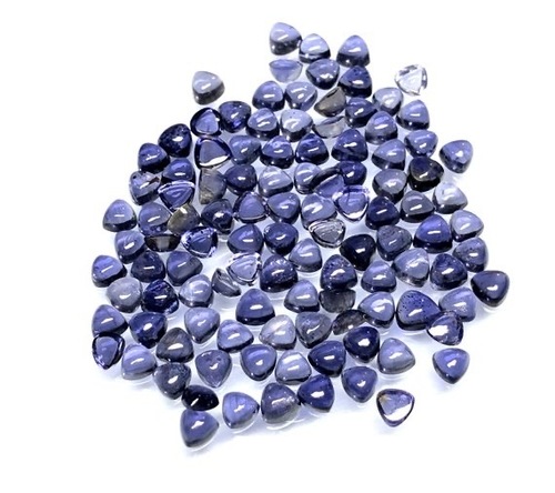 4mm Iolite Trillion Cabochon Loose Gemstones