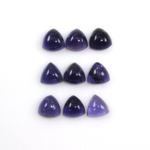 5mm Iolite Trillion Cabochon Loose Gemstones