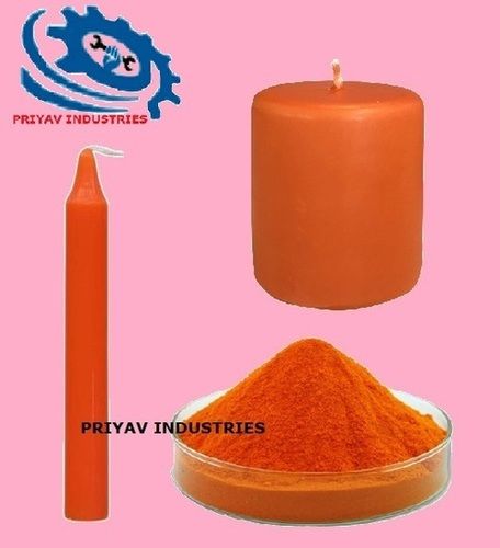 Orange Wax Candle Color