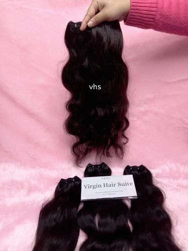 Natural Machine Weft Hairs