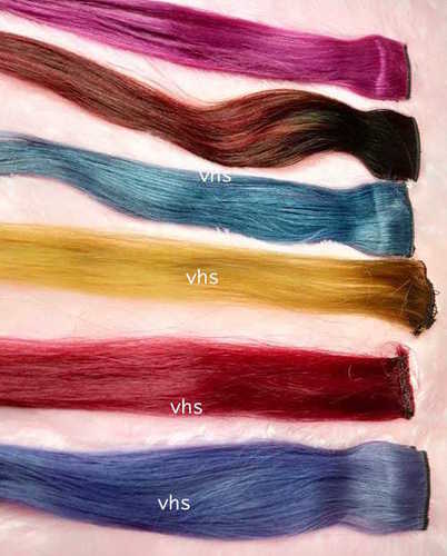 Colored Human Hair