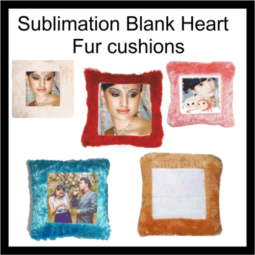 Sublimation blank square fur cushions