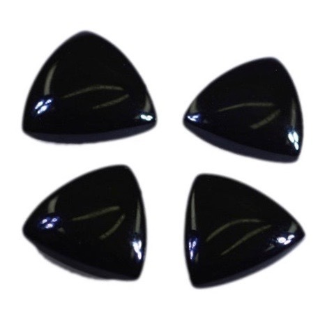 10mm Black Onyx Trillion Cabochon Loose Gemstones
