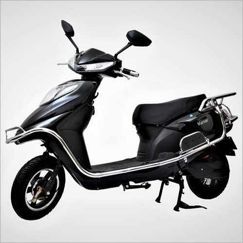 Black Coloured Electric Motor Scooter