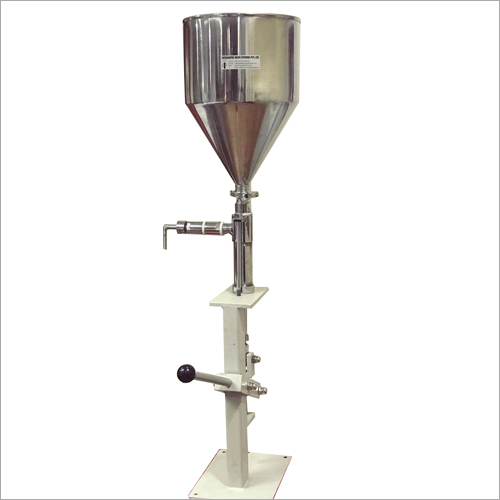 Mild Steel Manual Cream Paste Filling Machine