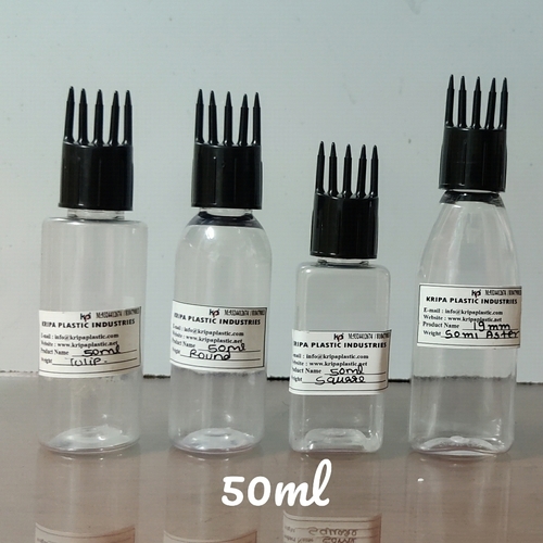 Plastic Oil Bottle - Color: Transparent