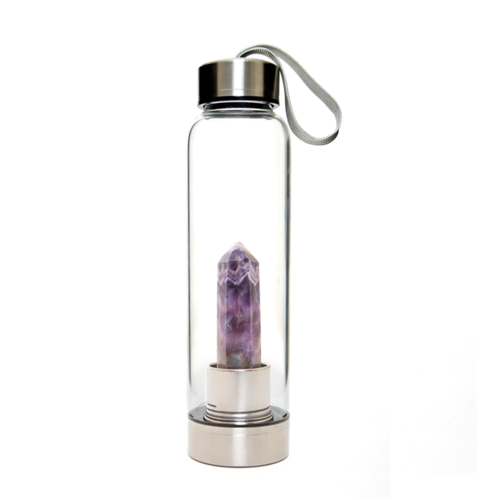 Amethyst Crystal Bottle