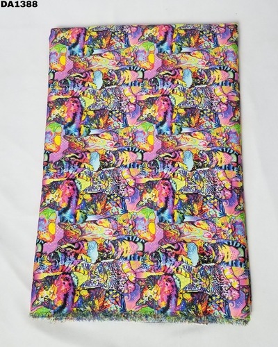 Digital Prints Mini Micro Silk Fabric