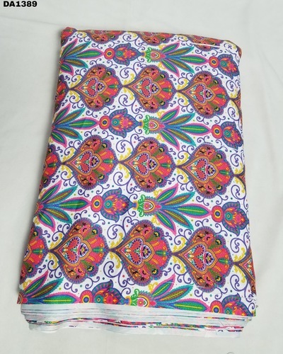 Digital Print Galaxy Cotton Silk Fabric