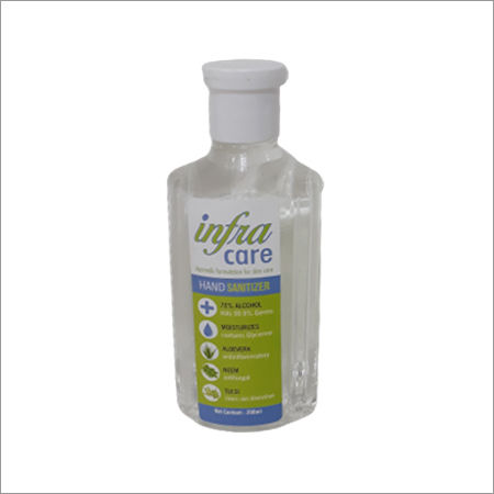 Infra Care 200 Ml 70% Alcohol Based Sanitizer Age Group: Suitable For All Ages