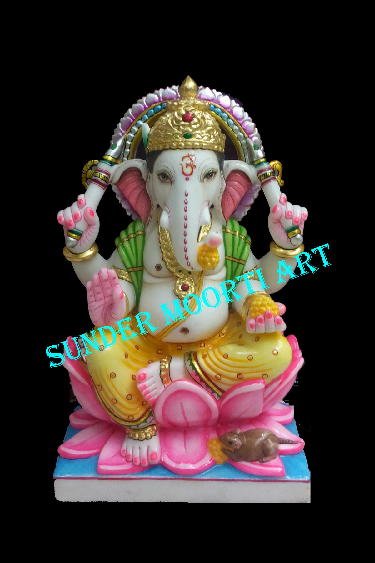 Marble Shiva Family statue