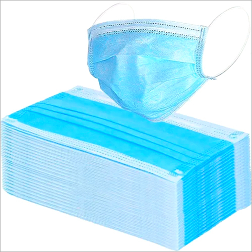 Disposable 3 Ply Blue Face Mask