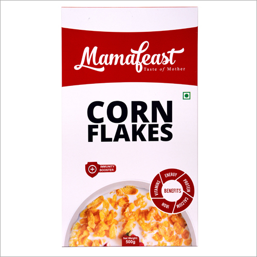 500gm Cornflakes - 500 Gram Pack | Baked, Gluten-Free, Low-Carb, Low-Fat, Sugar-Free, Low-Salt, Low-Sodium, Normal Style, Features Glucose