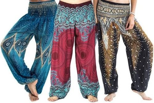 High Waist Yoga Print Hippie Summer Beach Yoga Pants