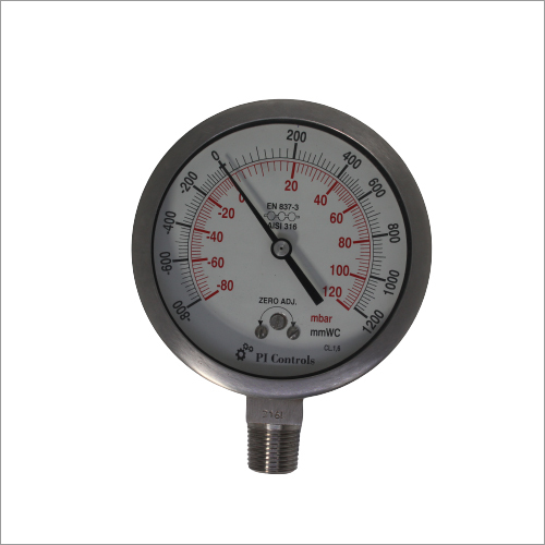 Low Pressure Capsule Pressure Gauge