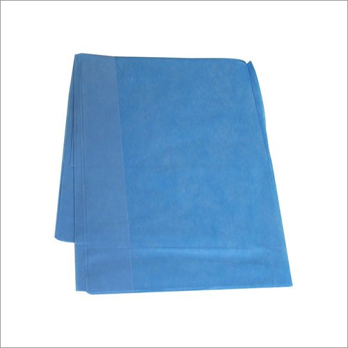 Hospital Disposable Bed Sheet - Non-Woven Material, 60x90 Inch Size, Blue Color | Sterile, Disposable Usage in Hospitals