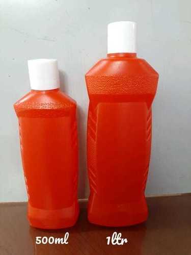 Cleaner Bottle - Plastic Material, 500ml & 1L Sizes, Red Color, Screw Cap Lid, Customizable Logo, Multicolor Design, Round Shape, Up to 109mm Height