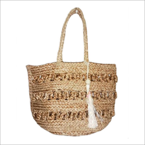 Durable 30X40 Cm Natural Jute Handbag