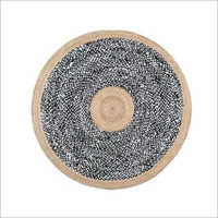 Multicolor Jute Pile Rug