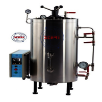Vertical Cylindrical Steam Sterilizer - Capacity: 35