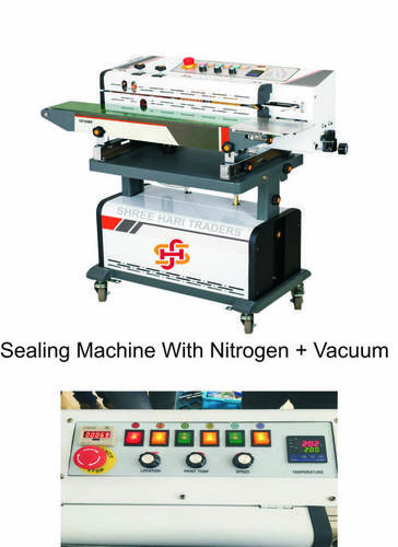 Band Sealer With Nitrogen Flushing and Vacuum Packing Machine