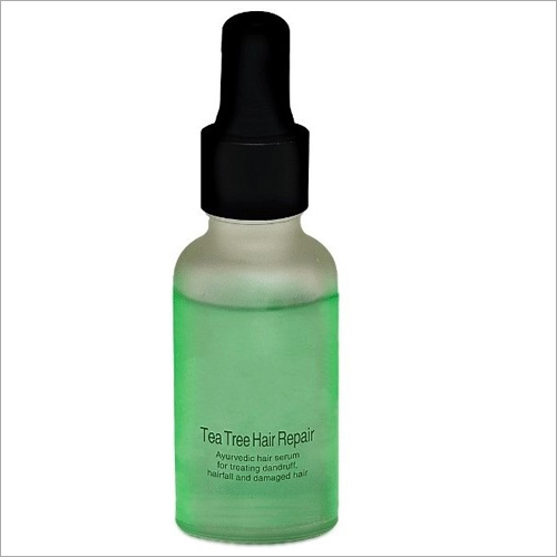 Herbal Tea Tree Hair Repair Serum - 100% Natural Formula, Anti-Dandruff & Hair Fall Solution, Suitable for All Hair Types, Soothes Itchy Scalp, Promotes Healthy Hair Growth, 36 Months Shelf Life