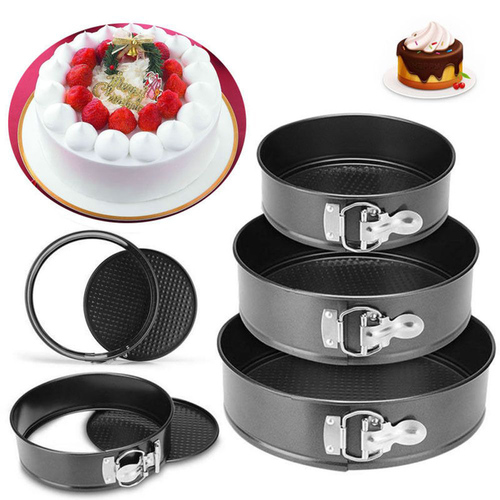 3 Pc Aluminium Cake Mould Set By KEDY MART PRIVATE LIMITED