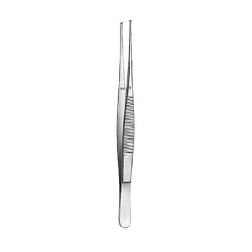 Standard Forceps 1x2 Teeth - Stainless Steel, 125mm | Precise Grip, Durable, Autoclavable, Polished Finish