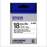 LK-5WBN 18MM B/W LABEL TAPE