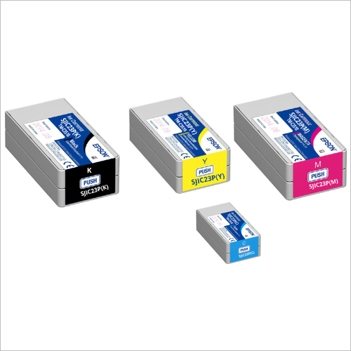 Sjic23p (C)  Cyan Epson Ink Cartridge For Tm C-3510 Label Works