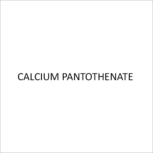 Calcium Pantothenate - White Powder, 25kg Bags | Nutritional Supplement, Supports Metabolism, Essential Vitamin, Water Soluble