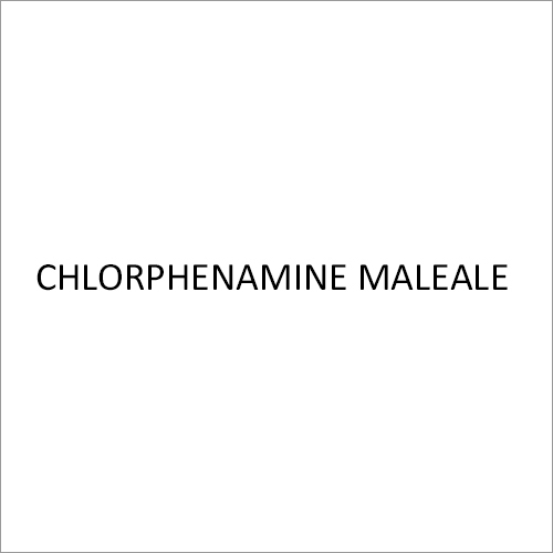 Chlorphenamine Maleale