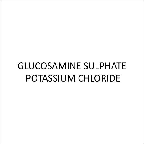 Glucosamine Sulphate Potassium Chloride