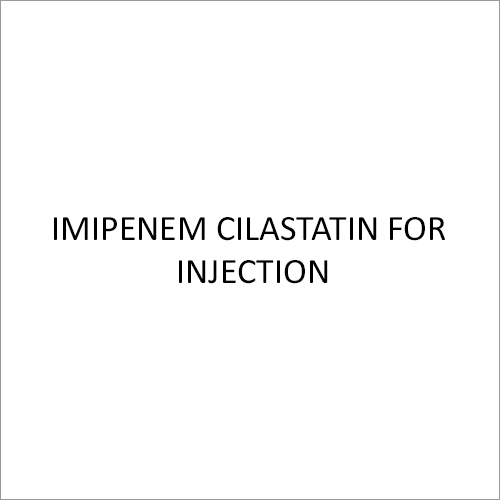 Imipenem Cilastatin For Injection