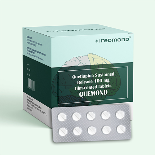 100 MG Quetiapine Sustained Release Film-Coated Tablets