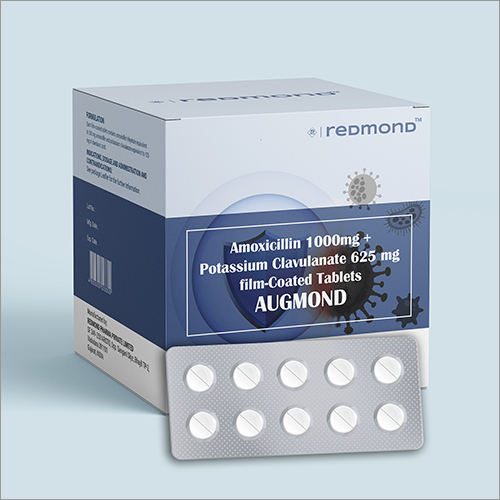 Amoxicillin 1000 MG + Potassium Clavulanate 625 MG Film Coated Tablets